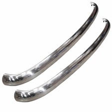 Classic Mini Bumper (Pair) Austin Morris Rover Cooper STAINLESS STEEL 58 - 96