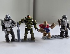 Lot of 4 Mega Construx Halo