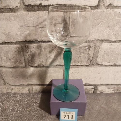 Vintage etched floral wine - vintage,