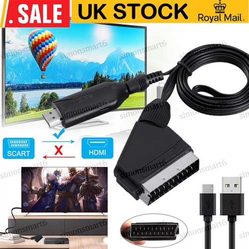 Scart hdmi converter cable - scart,