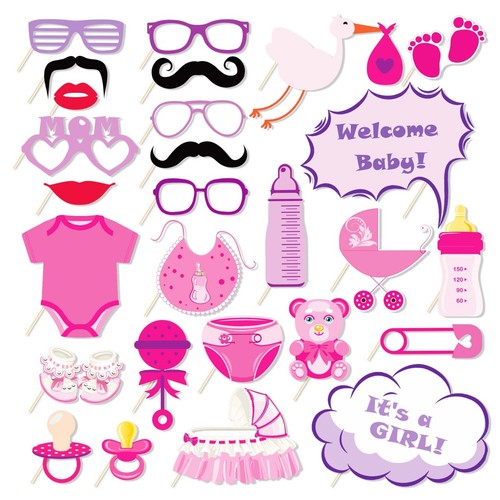 Baby shower photo - baby, prop