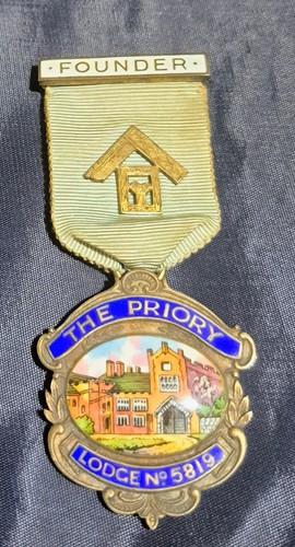 Masonic founders jewel - jewel,