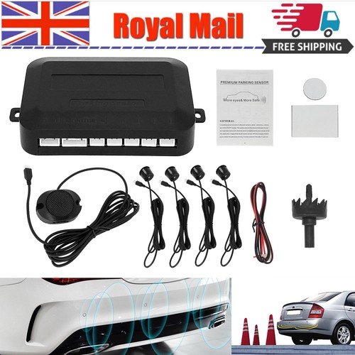 Black parking sensors - parking, car