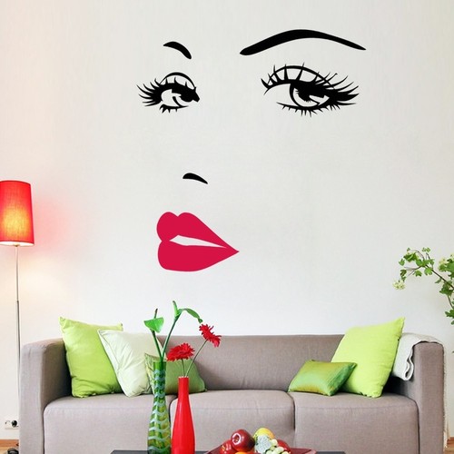 Sexy marilyn monroe red mouth - red,