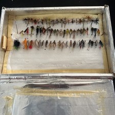 Box Of  65 Fly Fishing Flys