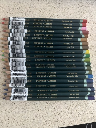 Derwent coloured pencils set - coloured,