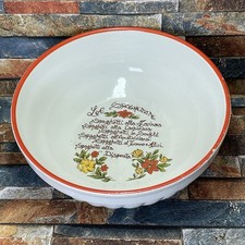 Himark Spaghetti Bowl Large Serving Bowl Pasta Made In Italy Graphic Cottagecore