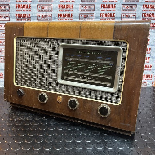 Ekco a104 vintage valve radio - a104,