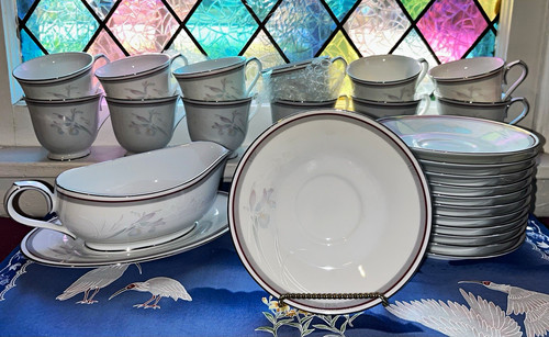 26pc noritake malverne 3501 - noritake,