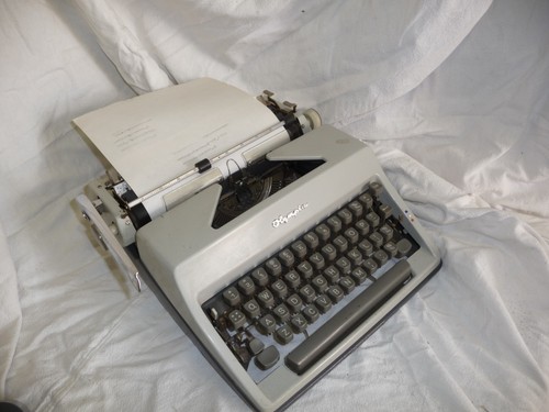 Typewriter olympia vintage - typewriter,