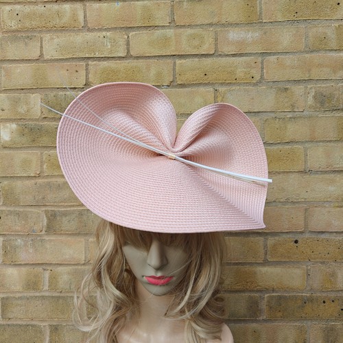 Nude pink cream fascinator - nude,