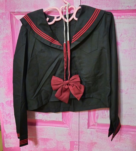 Black japanese school - black,