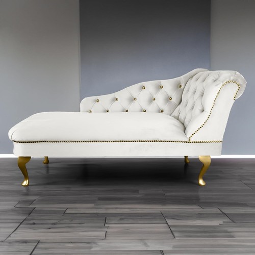 Velvet chaise lounge right - velvet,