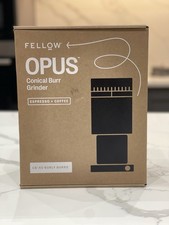 Fellow Opus conical burr coffee grinder matt black espresso french press