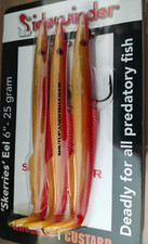 Sidewinder Skerries Eel Rhubarb And Custard Sandeel Fishing Lures