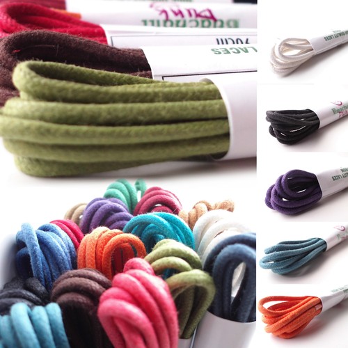 Waxed cotton thin round - waxed,