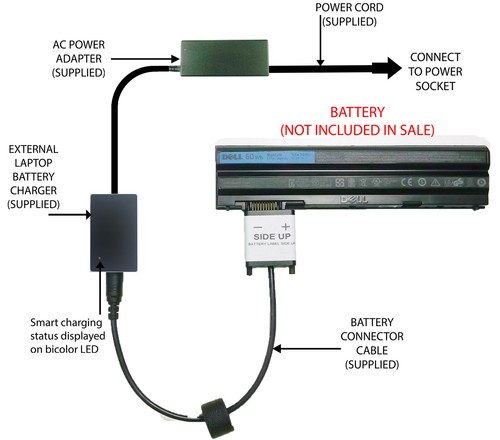 External laptop battery - laptop,
