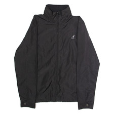 KANGOL Mens Jacket Black Hooded L