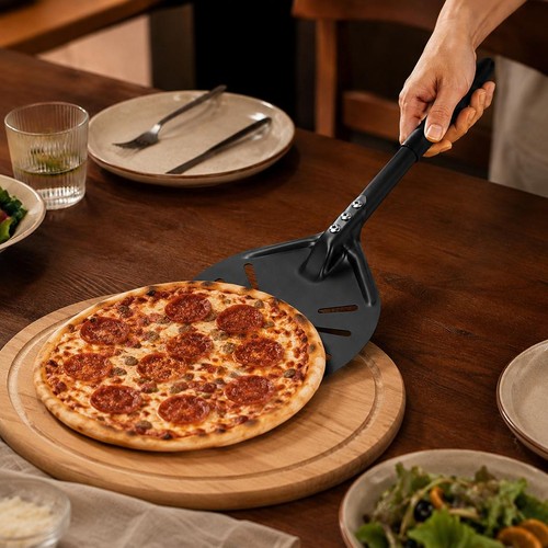 Pizza turning peel with - turning, long