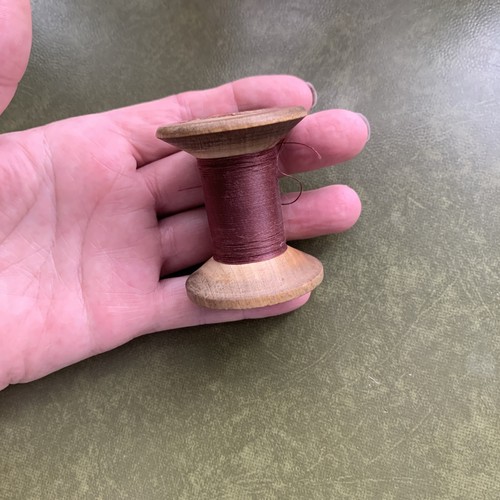 Vintage wooden sewing - vintage, spool