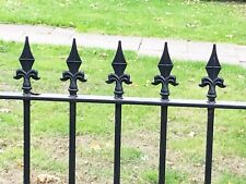 Metal Fencing Low wall Steel Railing , wrought iron panels , made to size 