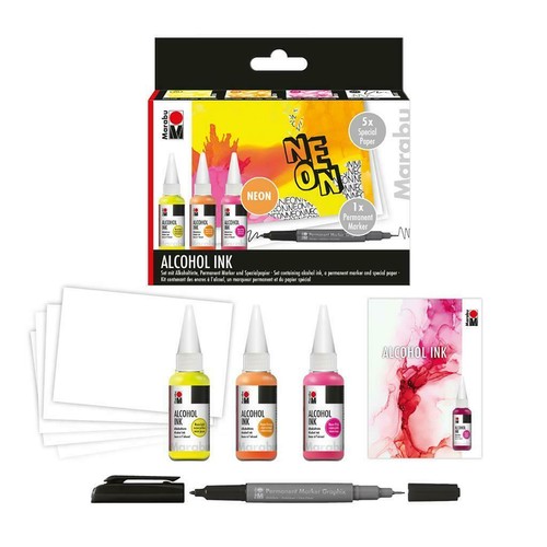 Marabu alcohol ink set - set,