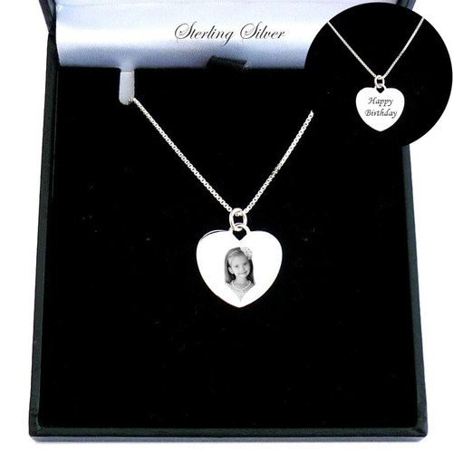 Sterling silver photo heart - sterling,