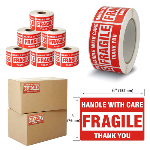 500 fragile stickers handle - 500,