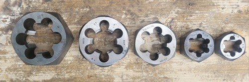 Vintage die nuts - die, various