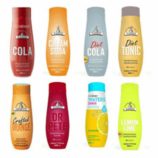 Sodastream Classics Drink Syrup 440ml Flavours Cola Orange Lime DietCola Cream