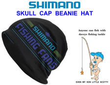 SHIMANO SKULL CAP BEANIE HAT FOR SURF BOAT ROD REEL SEA FISHING TACKLE LURES