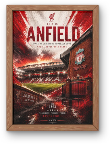 Liverpool anfield poster - fc,