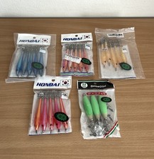 Sea Fishing Angling Squid Jigger Lures Salt Water Pier Boat Jig x 5 Packs