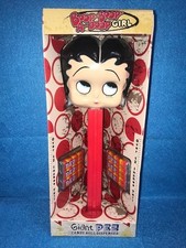 BETTY BOOP Giant 12" PEZ Candy Roll DISPENSER w/ Original Box and Candy NIB