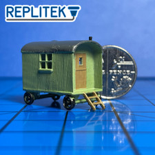 N Gauge Shepherds Hut / Glamping Pod - Green