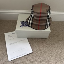 Burberry Beige Check Bucket