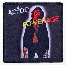 AC/DC Powerage Iron-On Sew-On Cloth Patch 9cm x 9cm Angus Official Licensed NEW