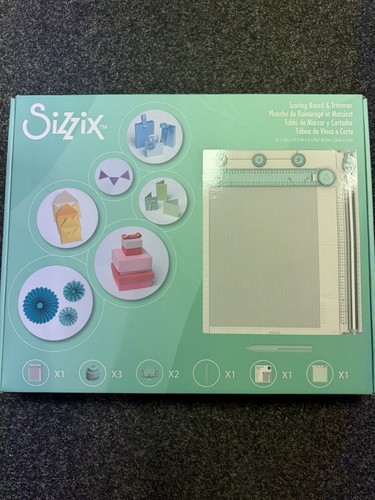Sizzix scoring board and paper - and,