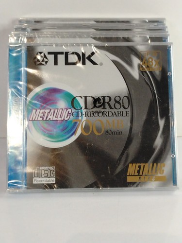 Tdk r80 metallic 700mb - tdk, cd-r80