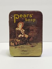 Pears Soap Tin Reproduction Bubbles Lillie Langtry quote Hinged Lid Box vintage