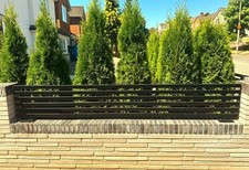 HIGH QUALITY - MODERN HORIZONTAL METAL RAILINGS PANELS - STEEL - POWDER COATED