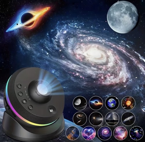 Meteor and galaxy projector - and,