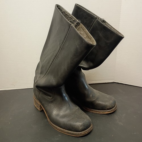 Frye black leather tall - frye, boots