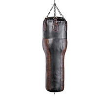 Leather Uppercut Punching Bag 4ft, Boxing Bag, Heavy Bag, Sandbag - Unfilled.