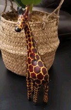 Wooden Standing Giraffe Single