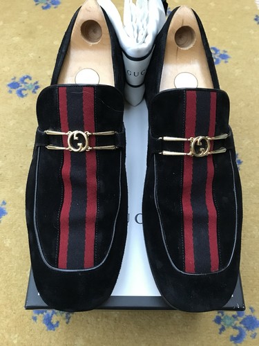 Gucci loafers shoes suede - shoes,