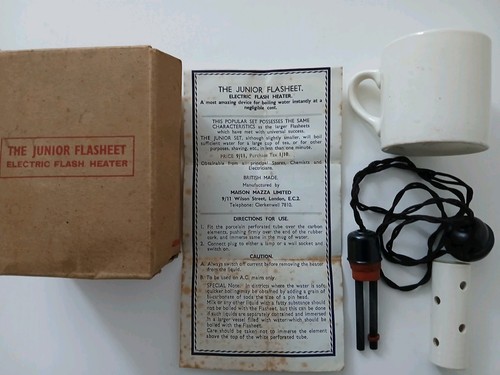 Vintage electric flash heater - vintage,