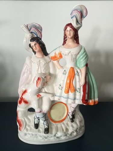 Staffordshire figure highland - staffordshire,
