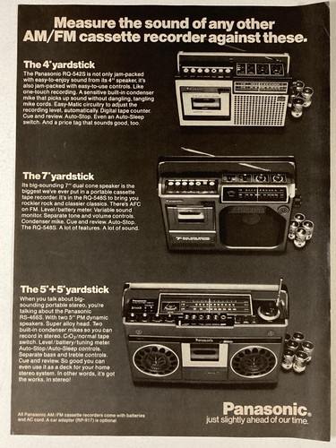 1977 panasonic cassette - panasonic, am