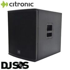 Citronic CASA Active 18" Subwoofer Bass Bin Cabinet Speaker 2200W DJ Disco